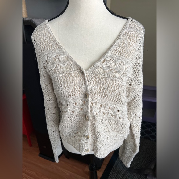 Jessie Crochet Cardigan - Picture 5 of 11